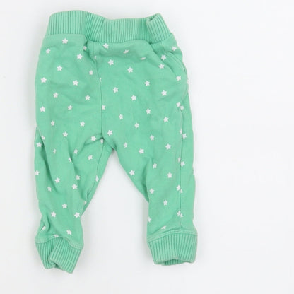 Mothercare Baby Green   Sweatpants Trousers Size 6-9 Months