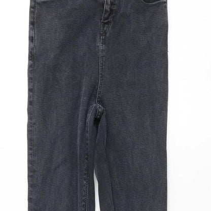Topshop Womens Black  Denim Skinny Jeans Size 26 L26 in