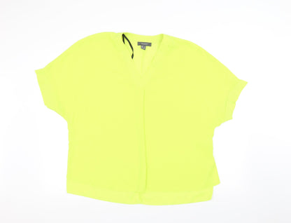 Primark Womens Yellow   Basic T-Shirt Size 14