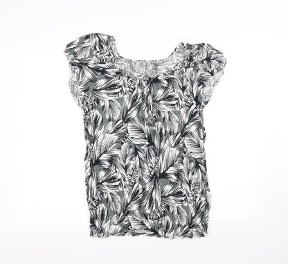 Womens UK Size 14 Matalan White Basic T-Shirt