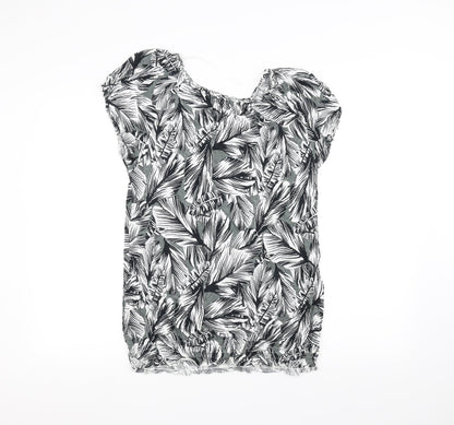 Womens UK Size 14 Matalan White Basic T-Shirt