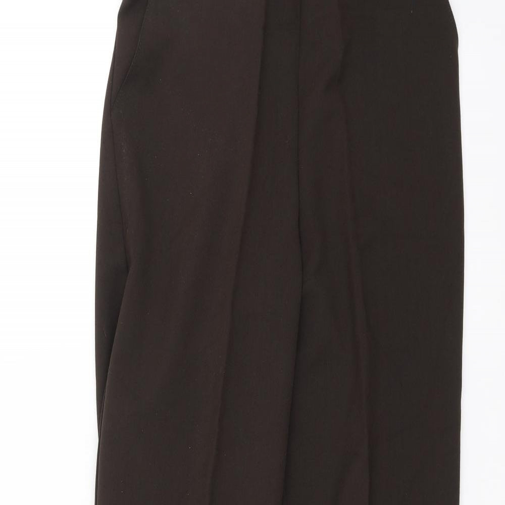Womens UK Size 12 Classic Image Regular Fit  Brown Trousers