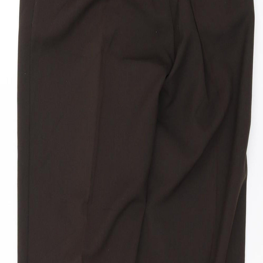 Womens UK Size 12 Classic Image Regular Fit  Brown Trousers