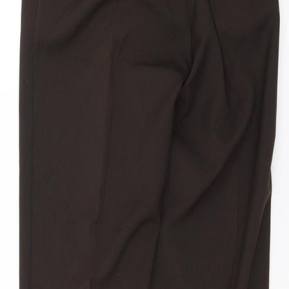 Womens UK Size 12 Classic Image Regular Fit  Brown Trousers