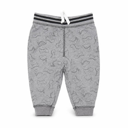 Front view of Tu Baby Grey sweatpants, size 3-6, Months
