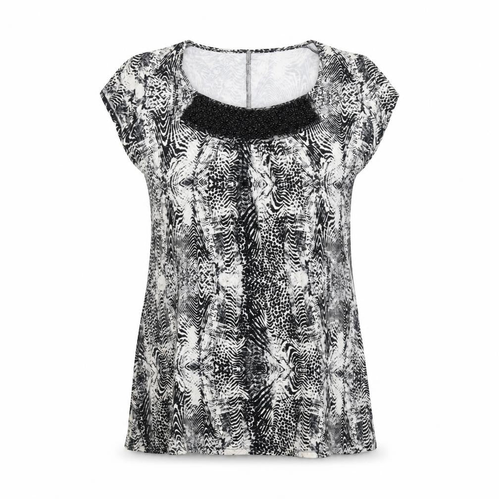 Debenhams Womens White Floral  Basic Blouse Size 14