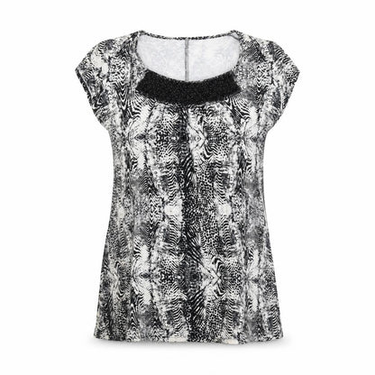 Debenhams Womens White Floral  Basic Blouse Size 14