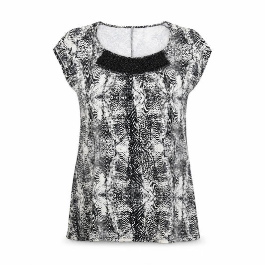 Debenhams Womens White Floral  Basic Blouse Size 14