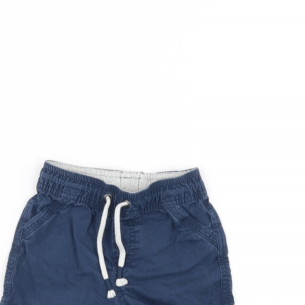 F&F Baby Blue   Cropped Trousers Size 12-18 Months