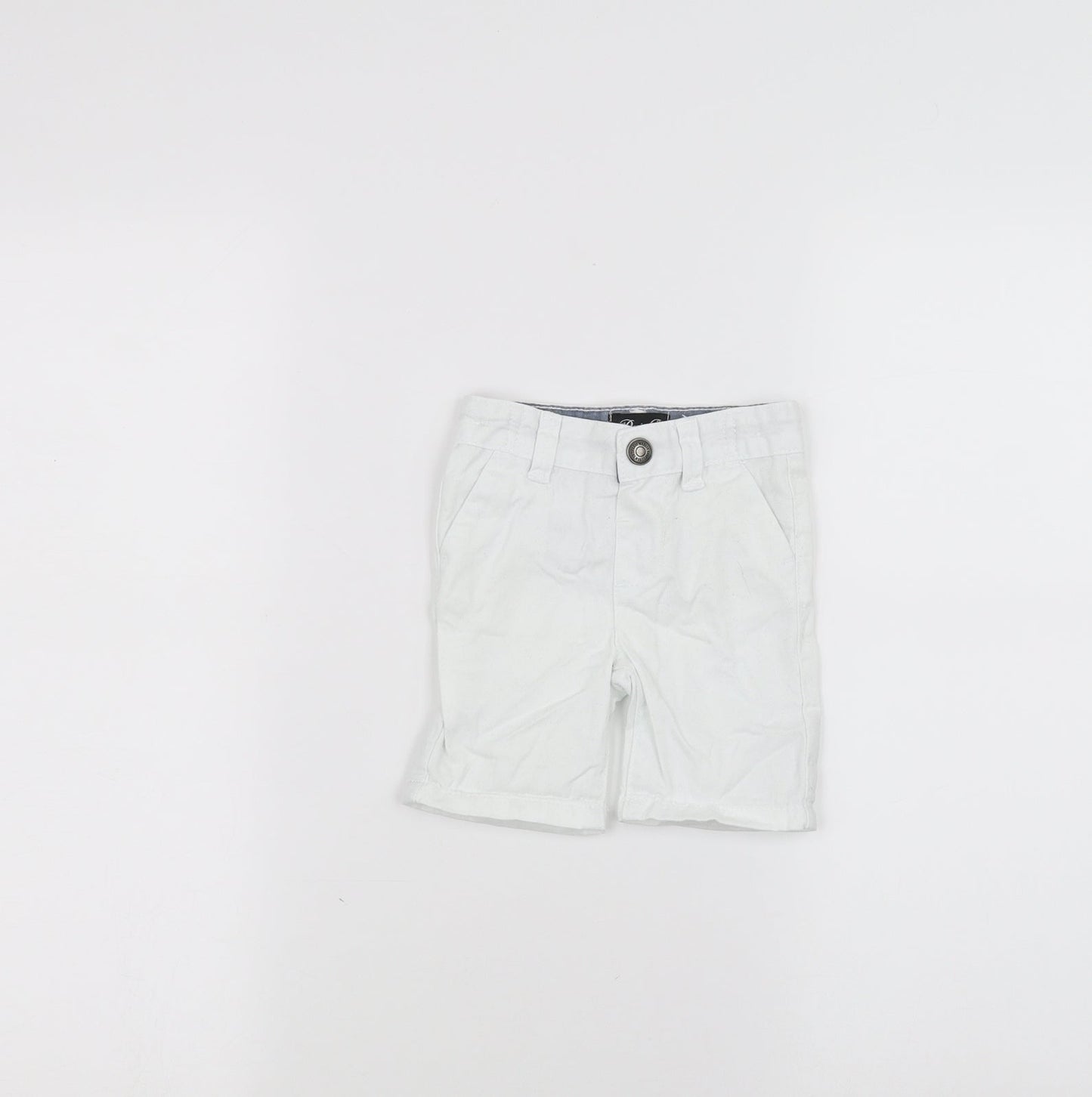 Denim & Co. Baby White   Cropped Trousers Size 3-6 Months