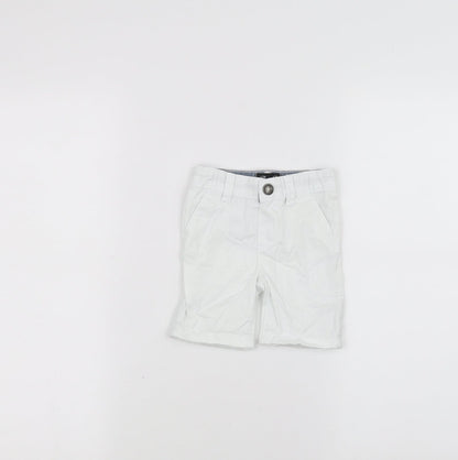 Denim & Co. Baby White   Cropped Trousers Size 3-6 Months