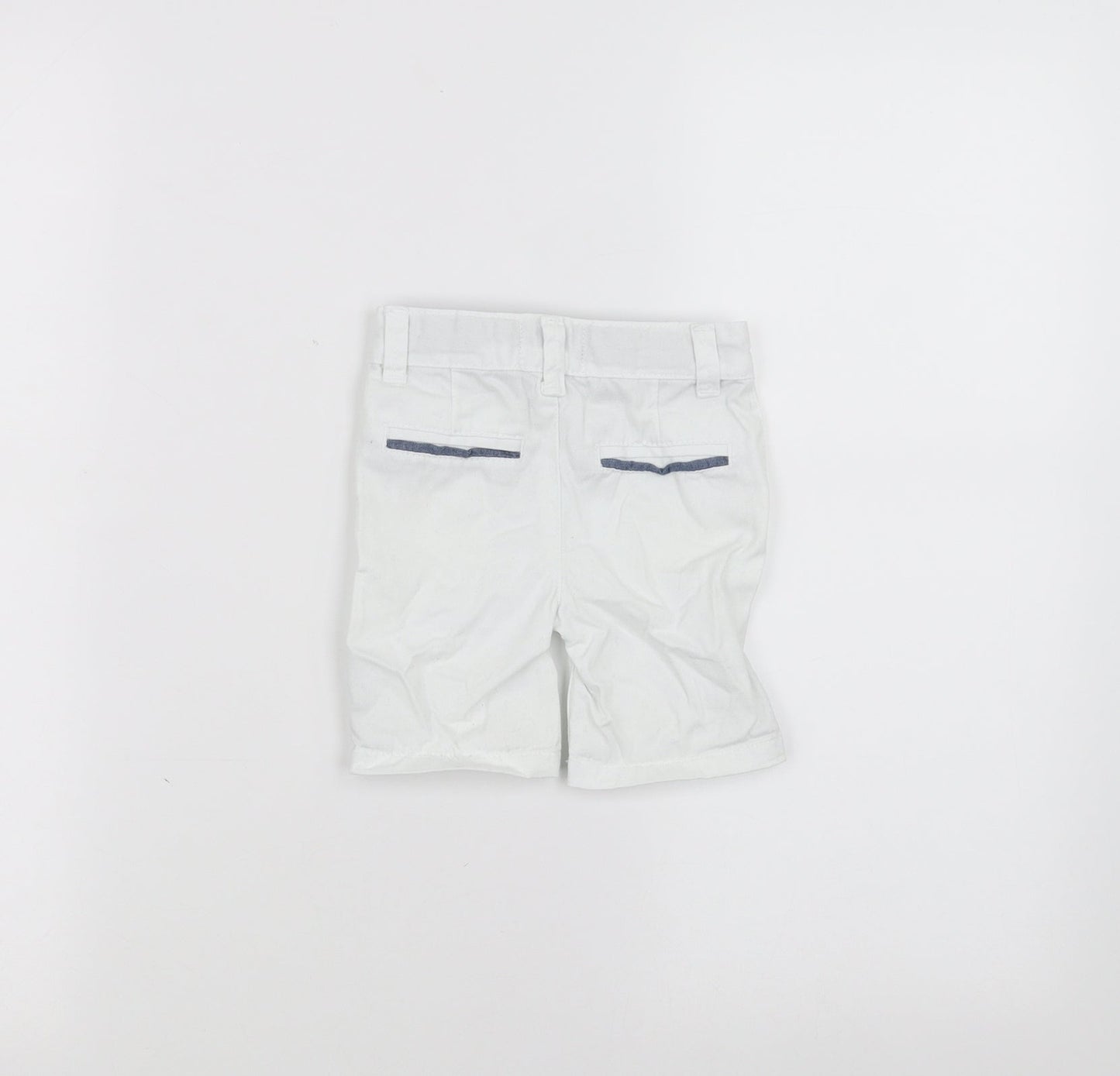Denim & Co. Baby White   Cropped Trousers Size 3-6 Months