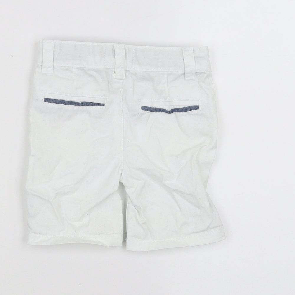 Denim & Co. Baby White   Cropped Trousers Size 3-6 Months