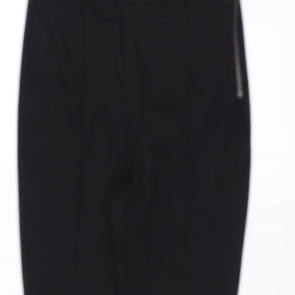Womens UK Size 10 NEXT Regular Fit  Black Trousers