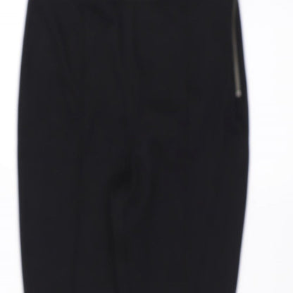 Womens UK Size 10 NEXT Regular Fit  Black Trousers