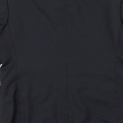 ALAN Mens Black   Jacket Suit Jacket Size 42