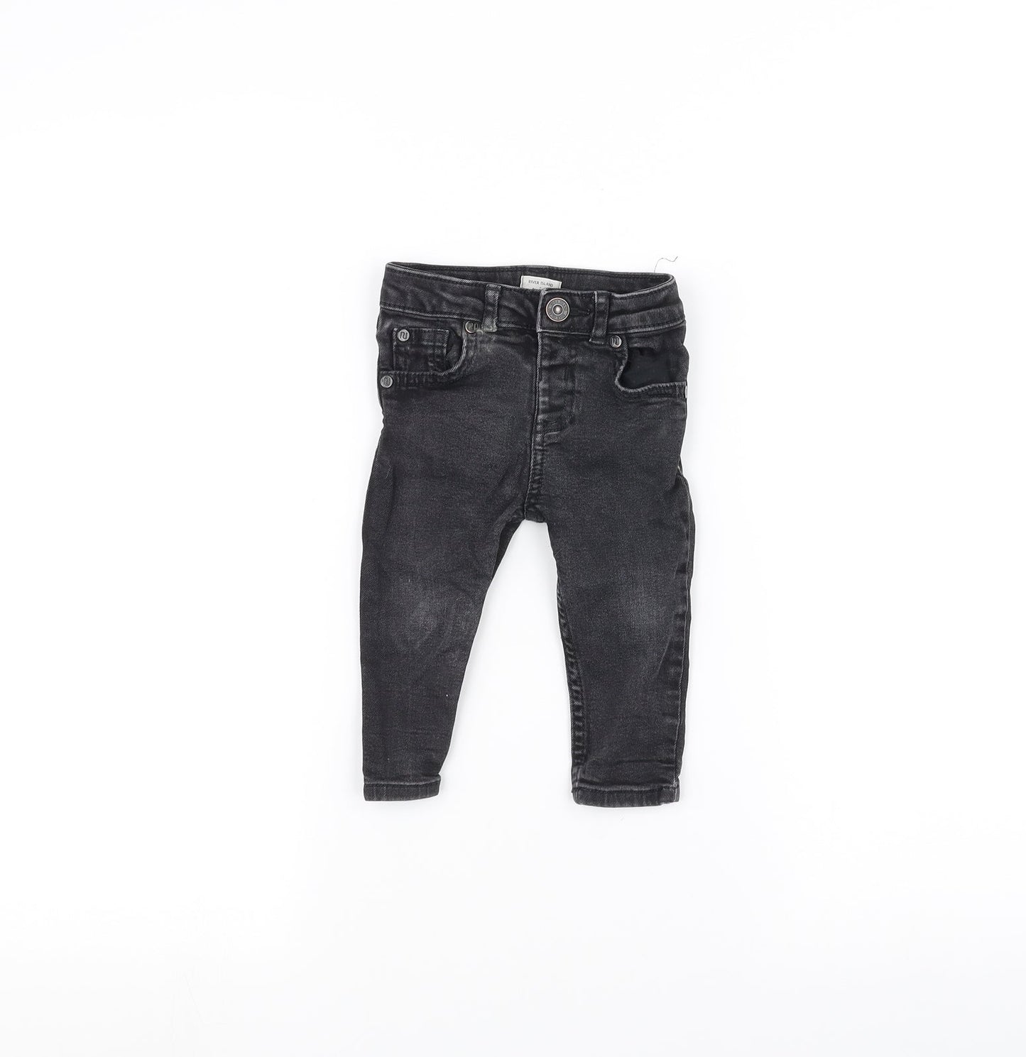 River Island Baby Black   Jogger Jeans Size 6-9 Months