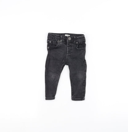 River Island Baby Black   Jogger Jeans Size 6-9 Months