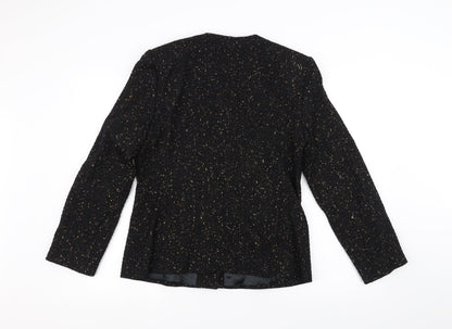 Womens UK Size 12 Preworn Black Jacket