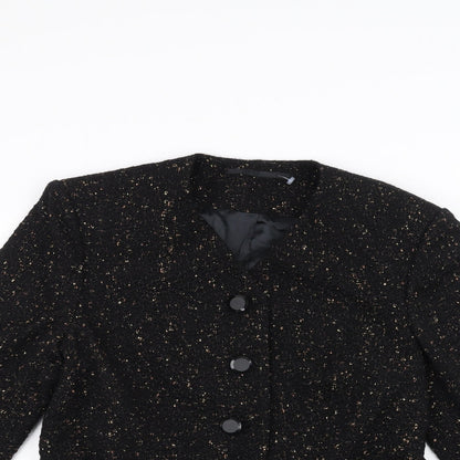 Womens UK Size 12 Preworn Black Jacket