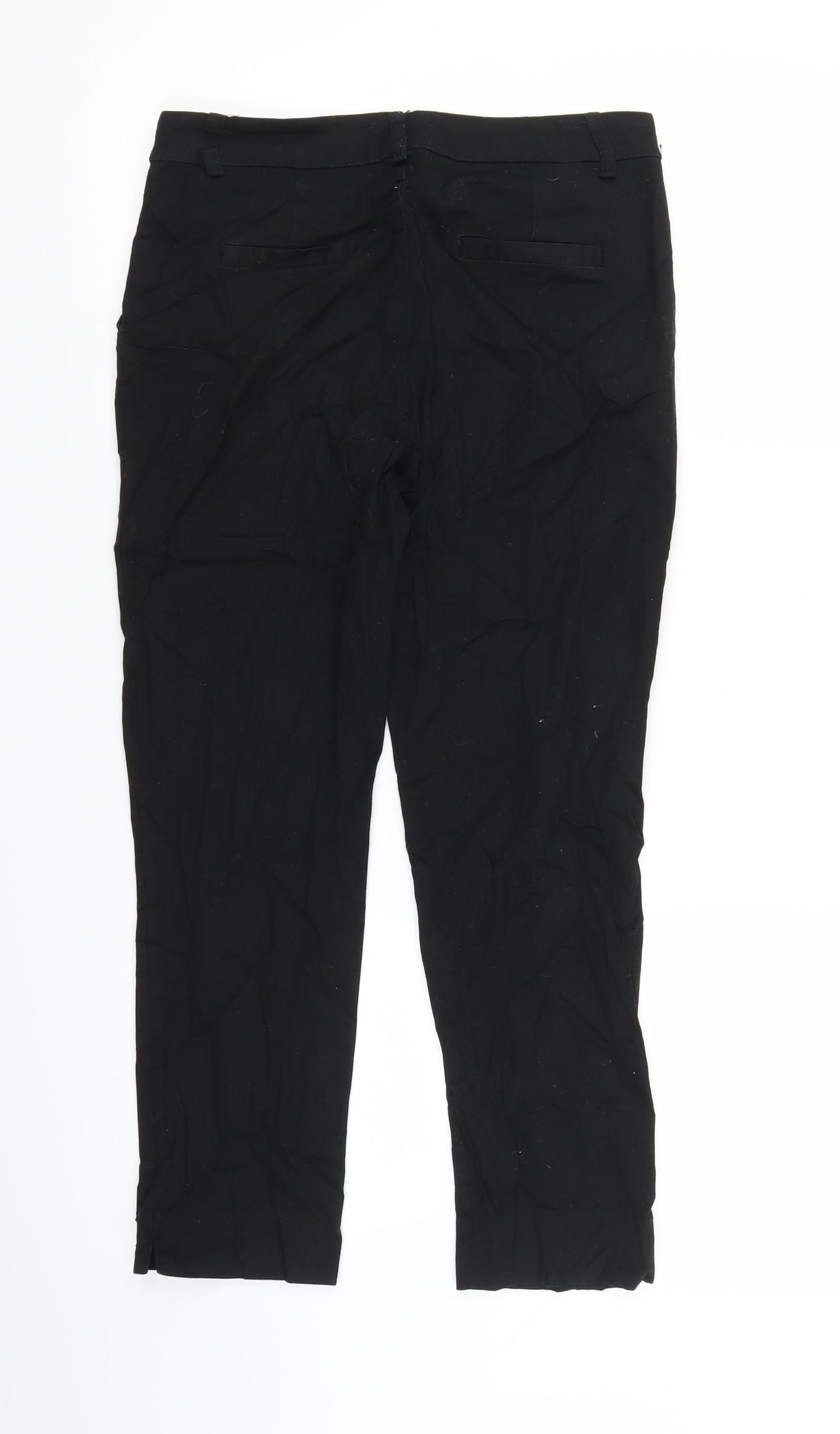 Womens UK Size 28 in Preworn Regular Fit  Black Trousers