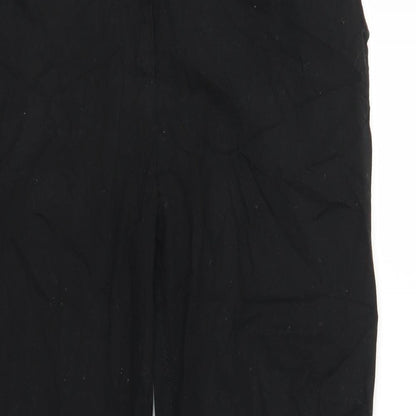 Womens UK Size 28 in Preworn Regular Fit  Black Trousers