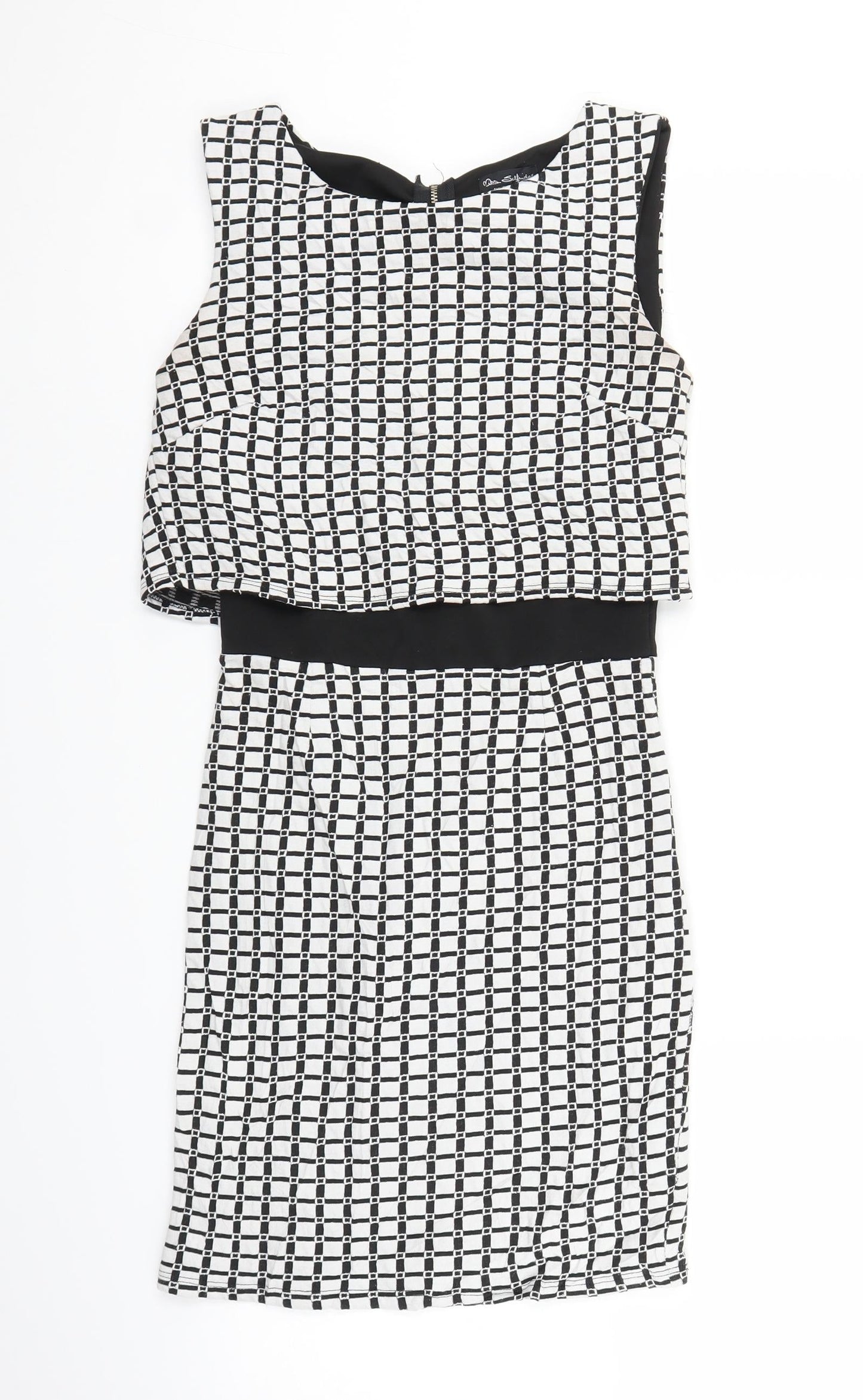 Miss Selfridge Womens White Floral  Pencil Dress  Size 6