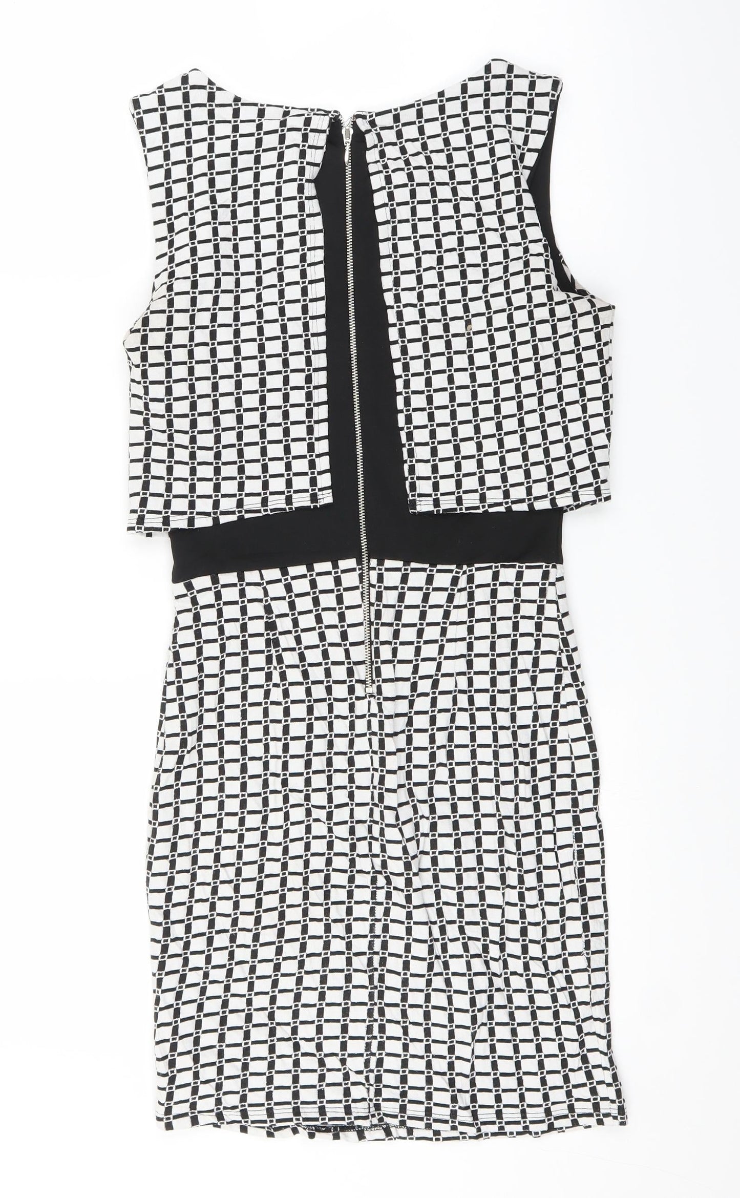 Miss Selfridge Womens White Floral  Pencil Dress  Size 6