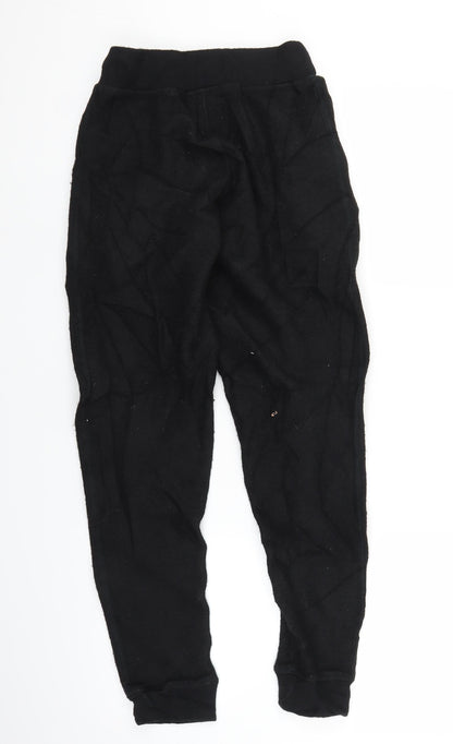 Womens UK Size XS adidas Regular Fit Sweatpants Black Trousers