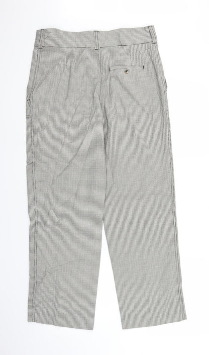 Womens UK Size 12 Marks and Spencer Regular Fit  White Trousers