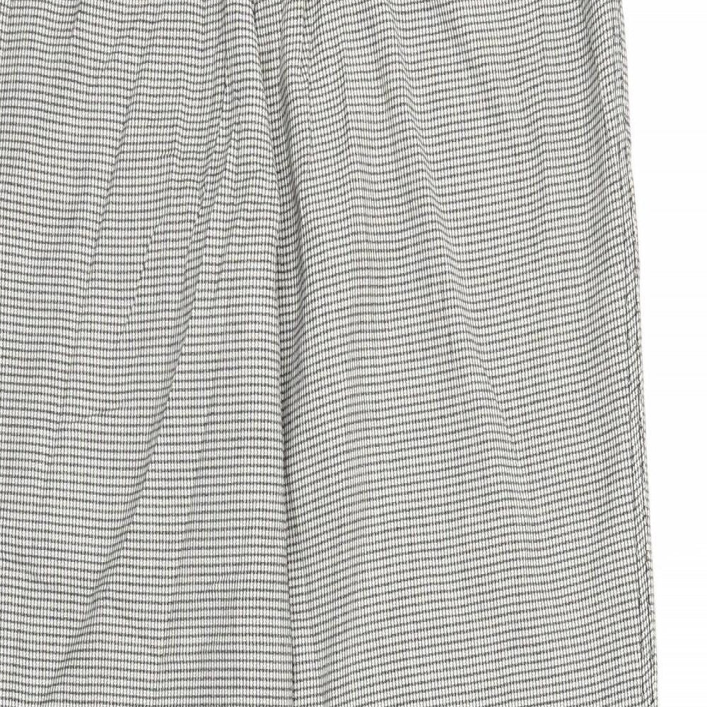 Womens UK Size 12 Marks and Spencer Regular Fit  White Trousers
