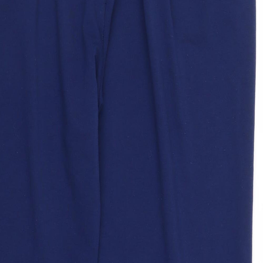 Womens UK Size 14 Preworn Regular Fit  Black Trousers