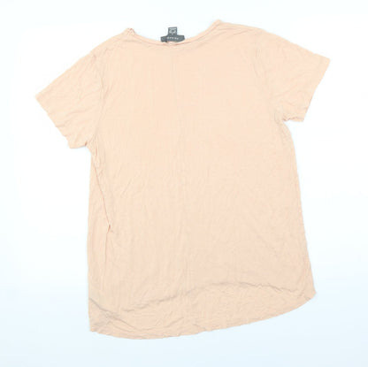 Primark Womens Beige   Basic T-Shirt Size S