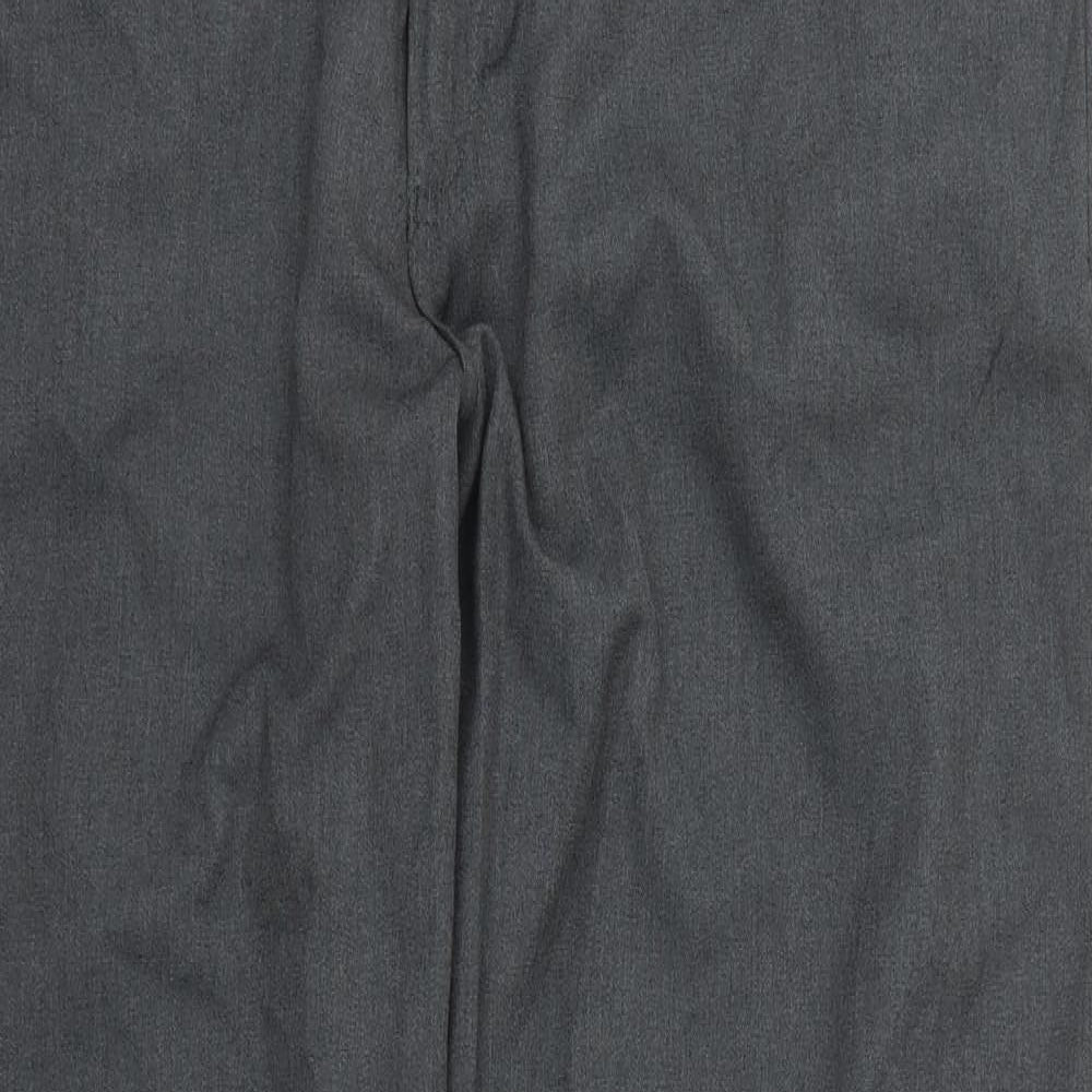 Mens UK Size 32 in Cedar Wood State Regular Fit  Grey Trousers