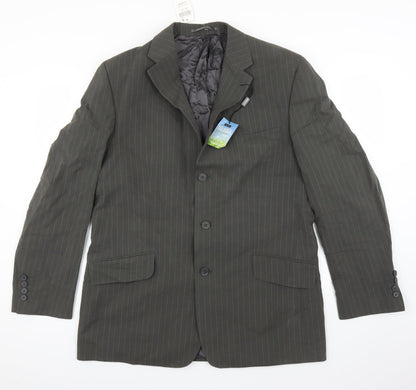 Mens UK Size 42 NEXT Regular Green Suit Jacket