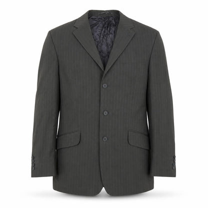 Next Mens Green Striped  Jacket Suit Jacket Size 42