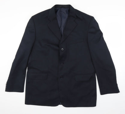Mens UK Size 42 SAVATINI Regular Blue Suit Jacket