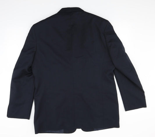 Mens UK Size 42 SAVATINI Regular Blue Suit Jacket