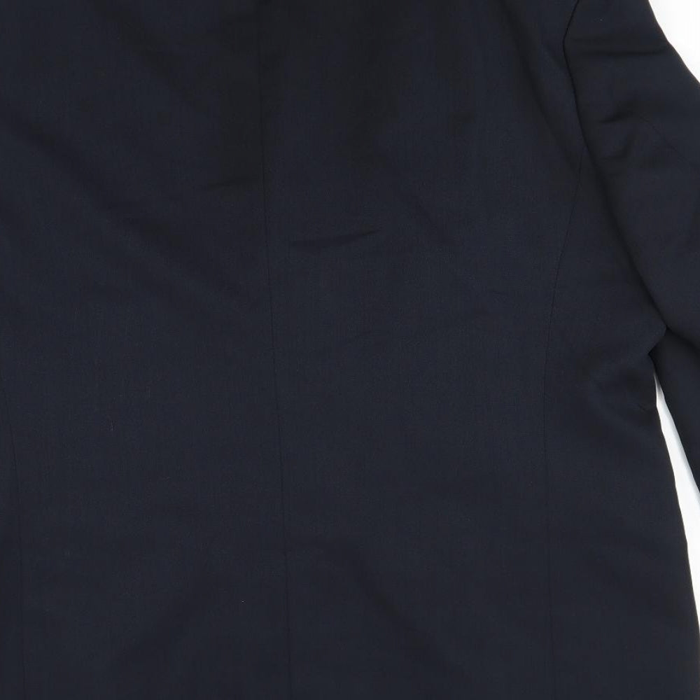 Mens UK Size 42 SAVATINI Regular Blue Suit Jacket