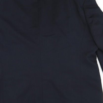 Mens UK Size 42 SAVATINI Regular Blue Suit Jacket