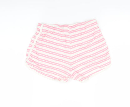 Primark Womens Pink Striped  Chino Shorts Size 6