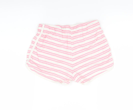 Primark Womens Pink Striped  Chino Shorts Size 6