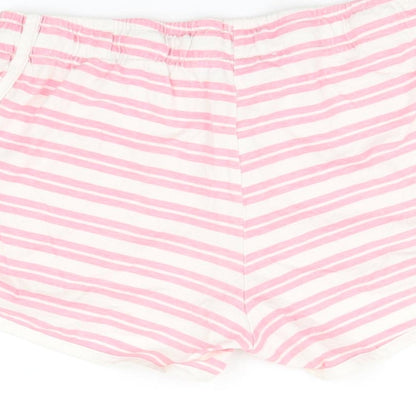 Primark Womens Pink Striped  Chino Shorts Size 6