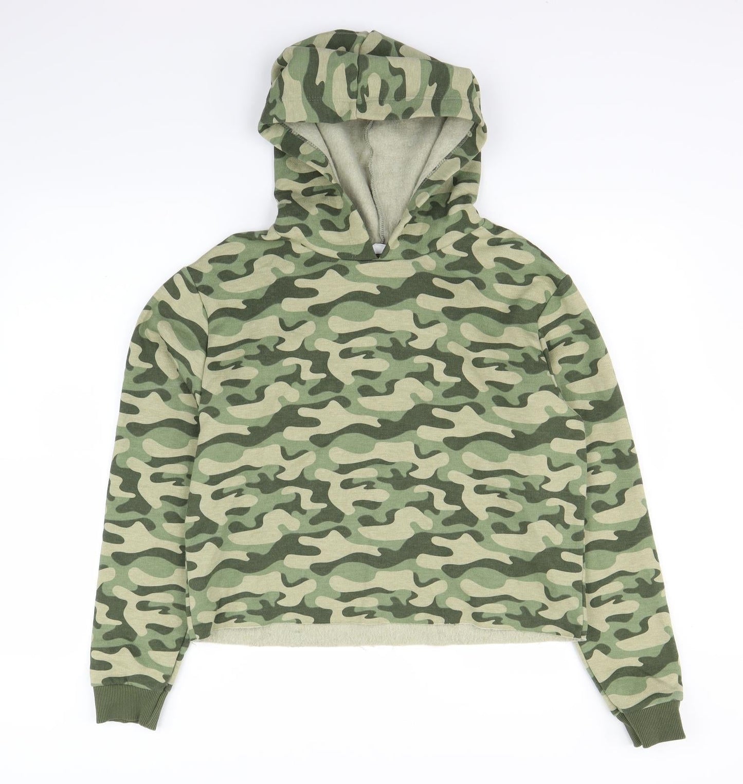 Candy Girls Green Camouflage  Pullover Jumper Size 16 Years