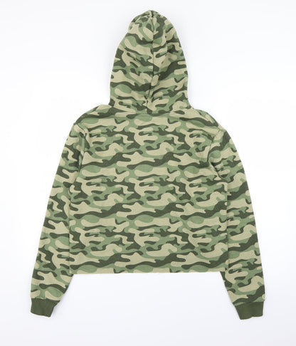 Candy Girls Green Camouflage  Pullover Jumper Size 16 Years