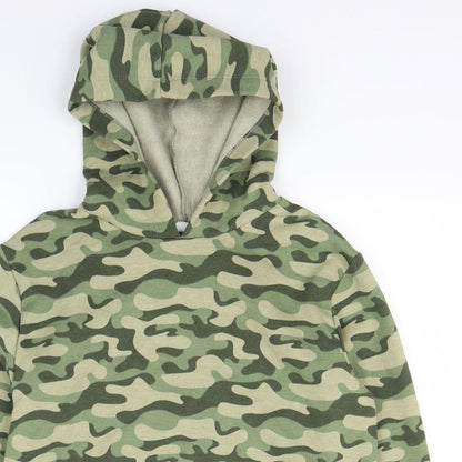 Candy Girls Green Camouflage  Pullover Jumper Size 16 Years