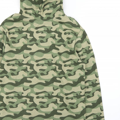 Candy Girls Green Camouflage  Pullover Jumper Size 16 Years