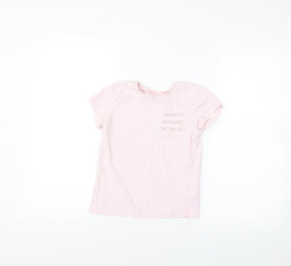 NEXT Girls Pink  Blended Fabric Basic Blouse