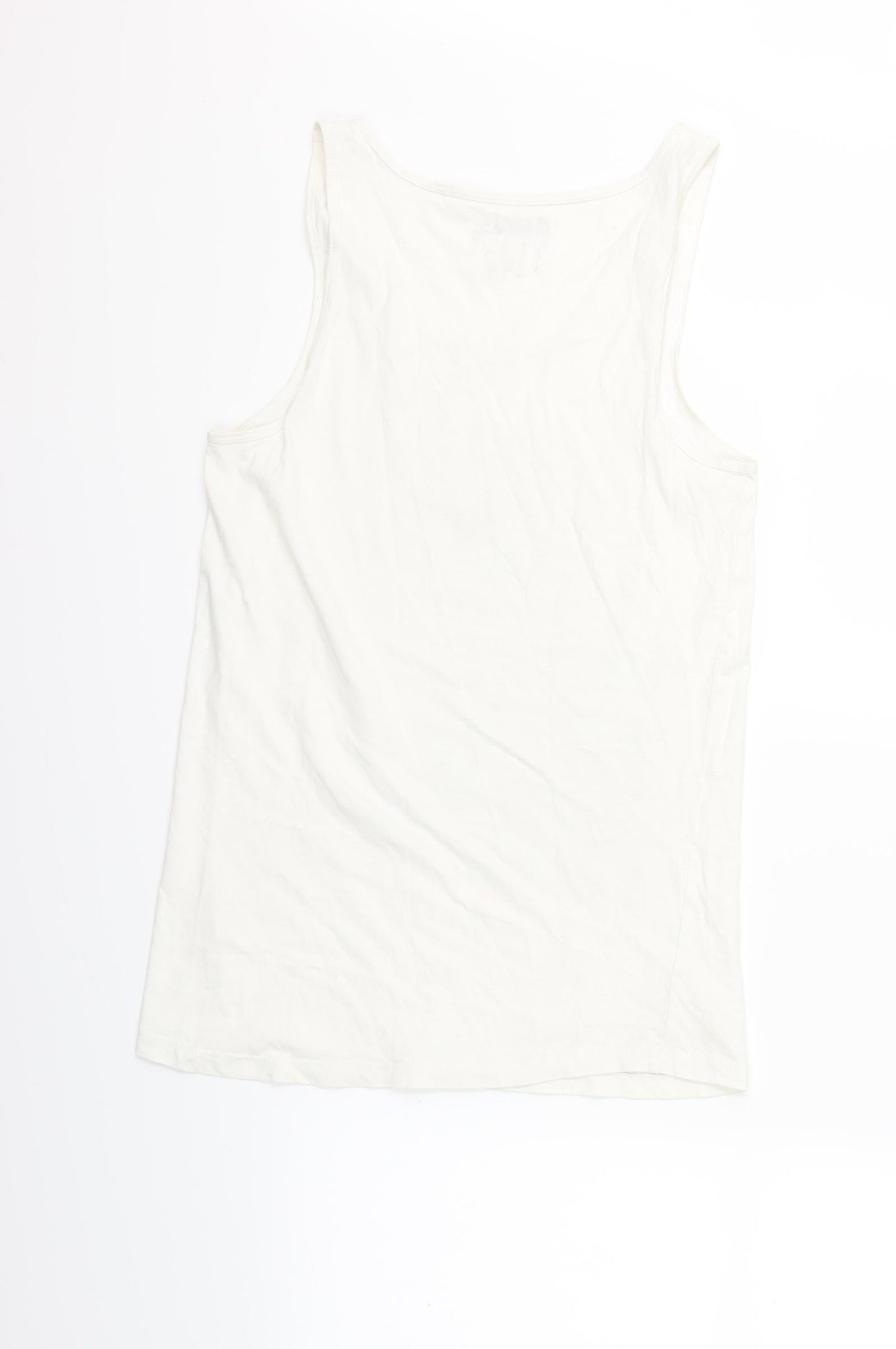 Womens UK Size S Cedar Wood State White Basic Blouse