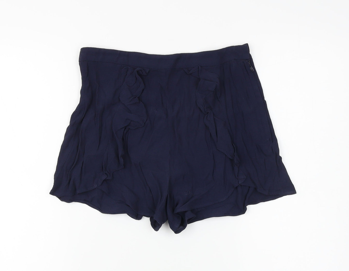 H&M Womens Blue   Hot Pants Shorts Size 34